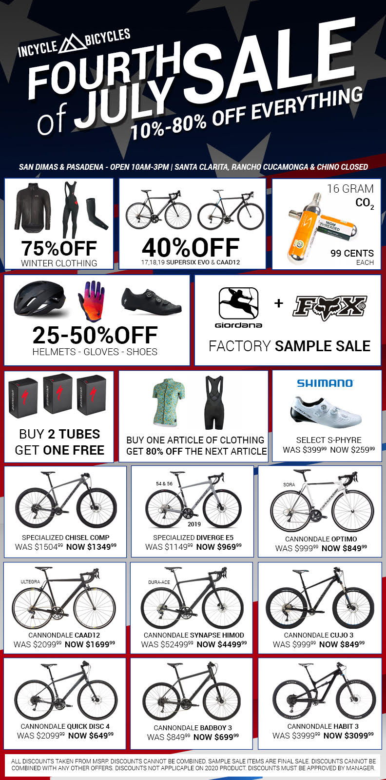 Incycle Bicycles Sale